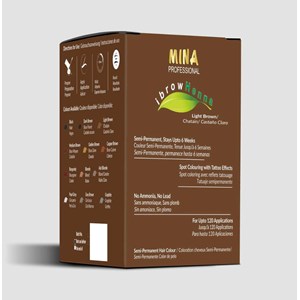 Henna Ibrow Light Brown Refill Pack Mina