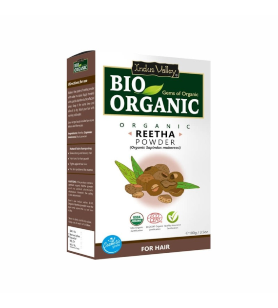 Bio Organic Reetha Fruit Powder, 100g, Indus Valley