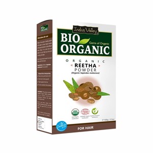 Bio Organic Reetha Fruit Powder, 100g, Indus Valley