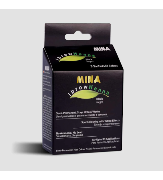 Henna Regular pack Ibrow Black, Mina