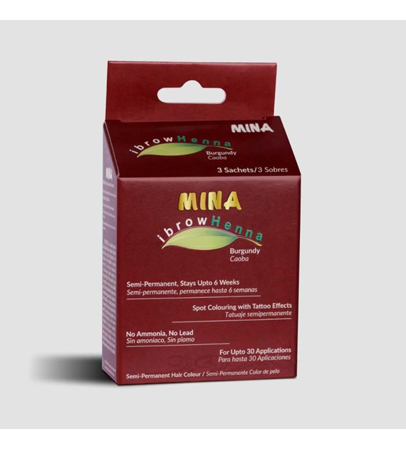 Henna Regular pack Ibrow Burgundy, Mina