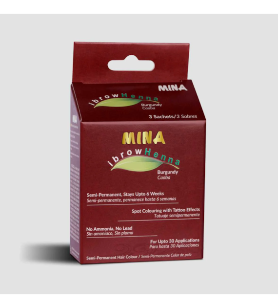 Henna Regular pack Ibrow Burgundy, Mina