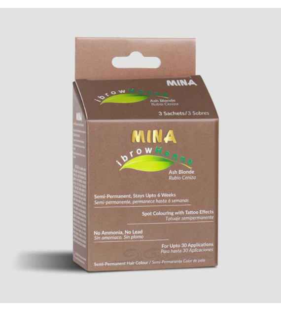 Henna Regular pack Ibrow  Ash Blonde, Mina