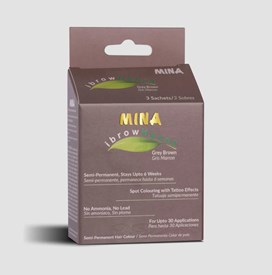 Henna Regular pack Ibrow Grey Brown, Mina