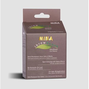 Henna Regular pack Ibrow Grey Brown, Mina