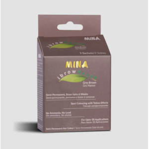 Henna Regular pack Ibrow Grey Brown, Mina