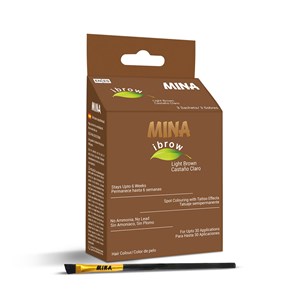 Ibrow light brown Coloring and Brush Combo, MINA