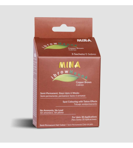 Henna Regular pack Ibrow Copper Brown, Mina