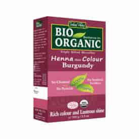 Bio ORGANIC Henna Hair Colour Burgundy, 100g,  Indus Valley