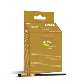 Ibrow Golden brown Coloring and Brush Combo, MINA