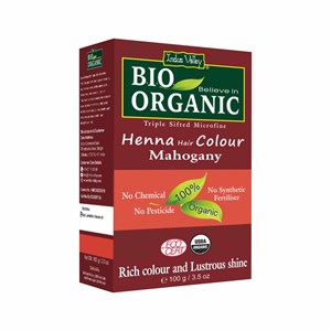 Bio ORGANIC Henna Hair Colour Mahogany, Indus Valley