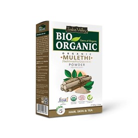 Bio Organic Mulethi Powder, 2x 100g, Indus Valley