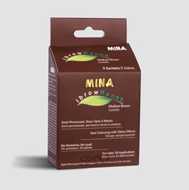 Henna regular pack Ibrow Medium Brown, MINA