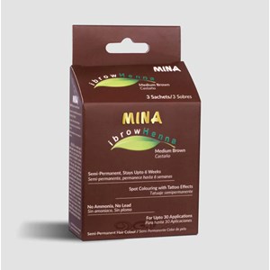 Henna regular pack Ibrow Medium Brown, MINA