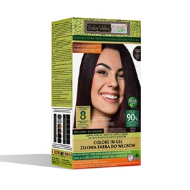 Gel colour  Dark Brown, 3.00, 220g, Indus Valley