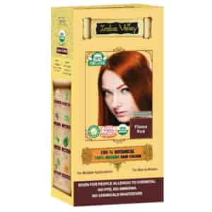 100% Botanieal Hair Colour, Flame Red, 120g, Indus Valley