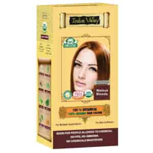 100% Botanieal Hair Colour, Walnut Blonde, 120g, Indus Valley