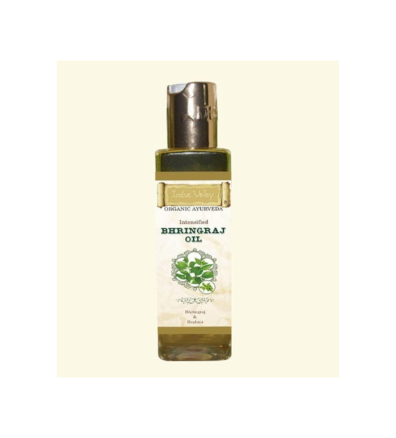 Organic Bhringraj Oil For Hair, 100ml, Indus Valley
