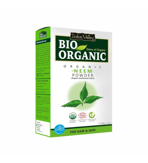Bio Organic Neem Leaf Powder, 100g, Indus Valley