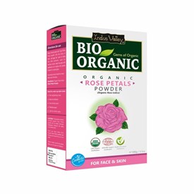 Bio Organic Rose Petals Powder, 100g, Indus Valley