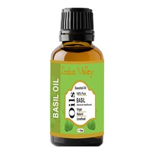 Basil essential oil, 15ml, Indus Valley