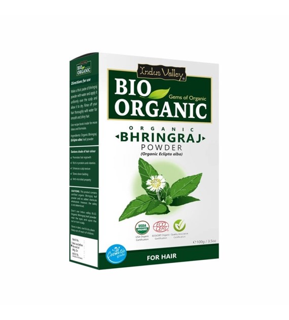 Bio Organic Bhringraj Powder, 100g, Indus Valley