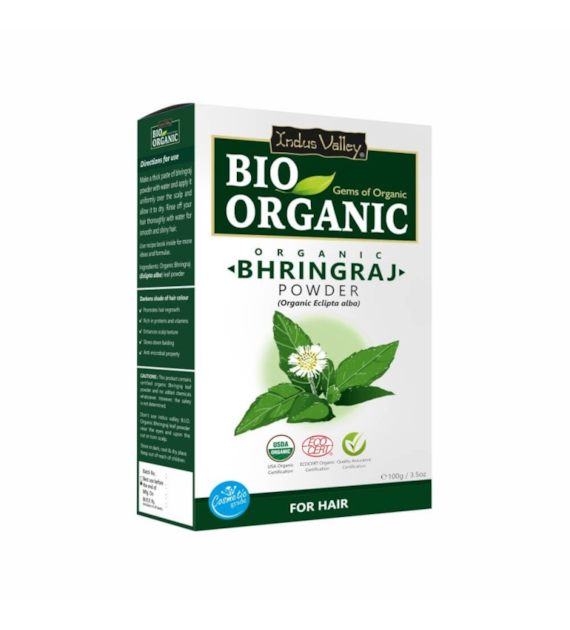 Bio Organic Bhringraj Powder, 100g, Indus Valley