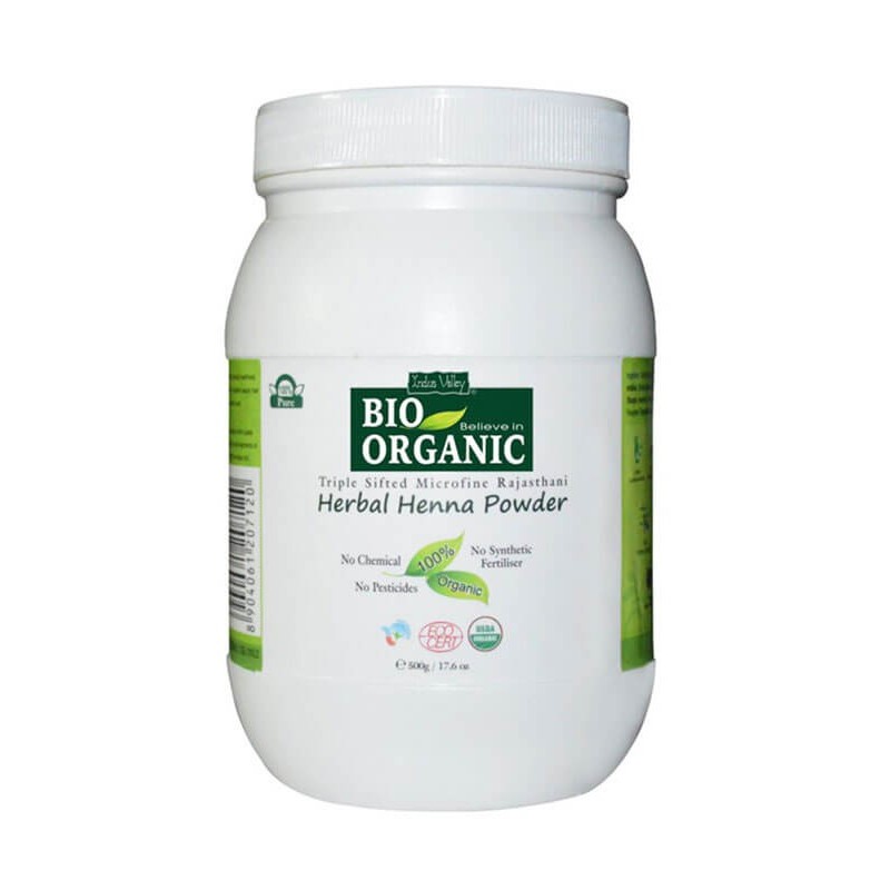 Triple Shifted MF Rajasthani Herbal Henna, 500g, Indus Valley