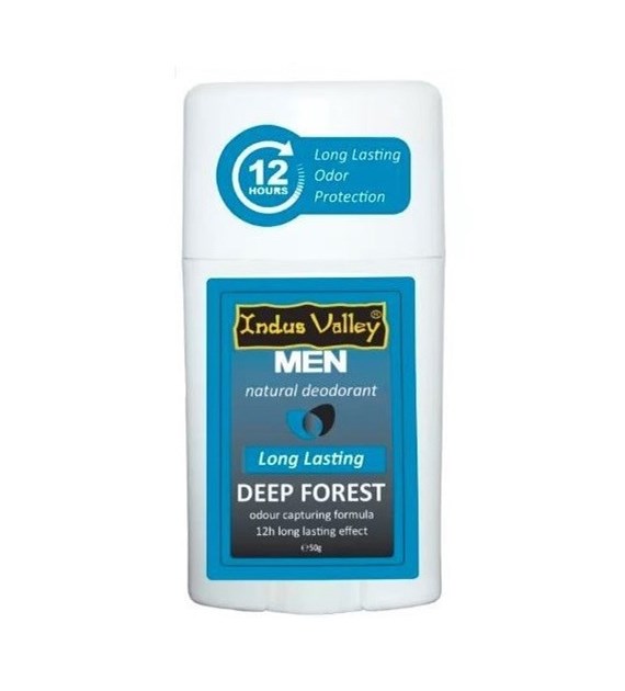 Deep Forest Natural Deodorant Stick for Men, 50g Indus Valley