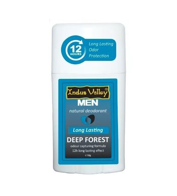 Deep Forest Natural Deodorant Stick for Men, 50g Indus Valley