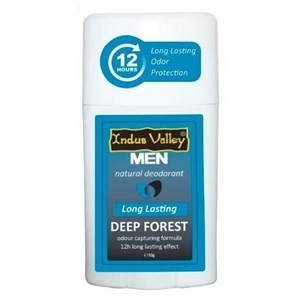Deep Forest Natural Deodorant Stick for Men, 50g Indus Valley