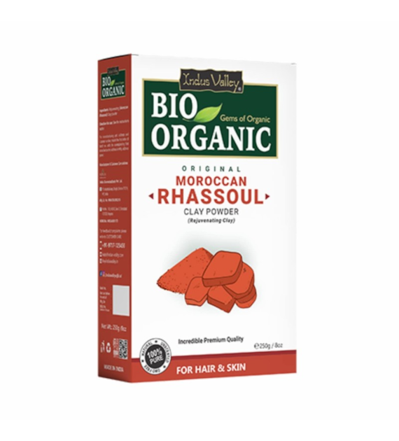 Bio Organic Moroccan Rhassoul Clay Powder, 250 g, Indus Valley