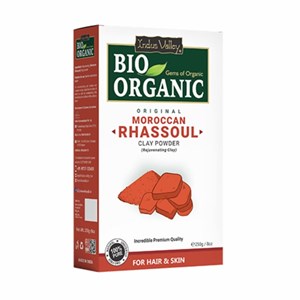 Bio Organic Moroccan Rhassoul Clay Powder, 250 g, Indus Valley