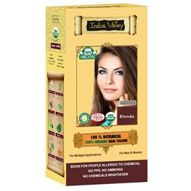 100% Botanieal Hair Colour, Blonde, 120g, Indus Valley