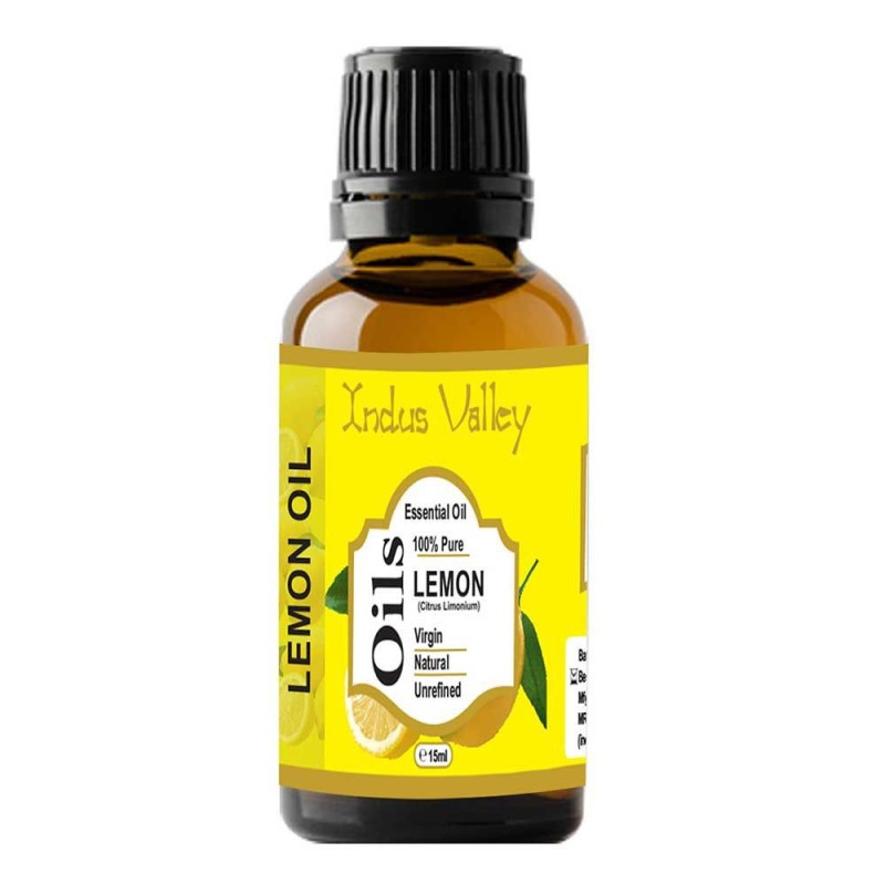Lemon essential oil, 15 ml, Indus Valley