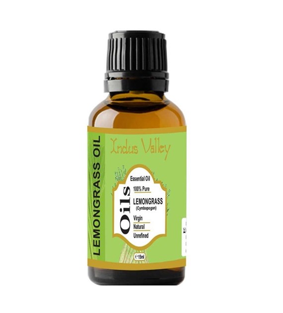 Lemongrass Essential Oil , 15 ml, Indus Valley