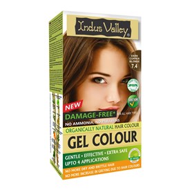 Gel colour Dark Copper Blonde 7.4, 220g, Indus Valley