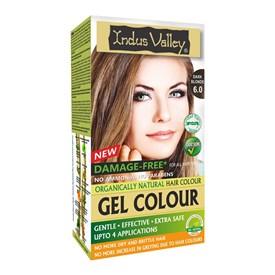 Gel colour Dark Blonde, 6.00, 220g, Indus Valley