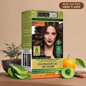 Gel colour Dark Blonde, 6.00, 220g, Indus Valley