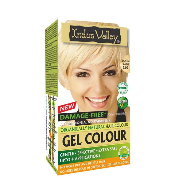 Gel colour Very Bright Blonde 9.00, 220g, Indus Valley