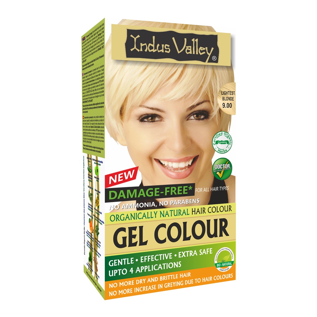 Gel colour Very Bright Blonde 9.00, 220g, Indus Valley