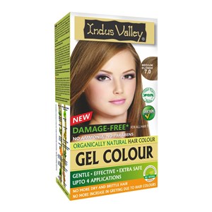 Gel colour, Medium Blonde, 7.00, 220g, Indus Valley