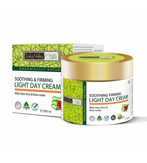 Soothing & Firming Light Day Cream, 100 ml, Indus Valley