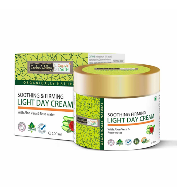Soothing & Firming Light Day Cream, 100 ml, Indus Valley