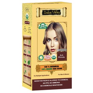 100% Botanieal Hair Colour, Ash Blonde, 120g, Indus Valley