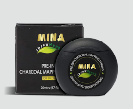 Eyebrow Pre-ink Charcoal Mapping Thread