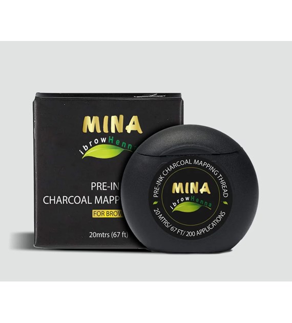 Eyebrow Pre-ink Charcoal Mapping Thread