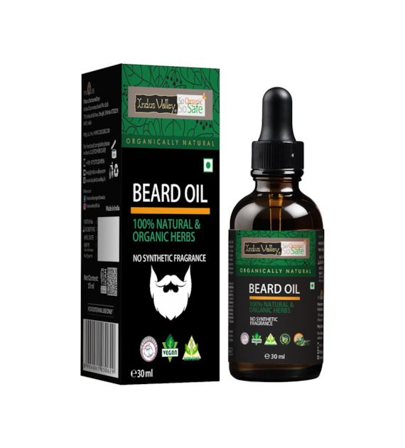 100% Pure & Natural Beard Oil, 30 ml, Indus Valley