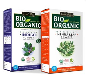 Indigo Leaf Powder and Henna Leaf Powder Combo, Indus Valley