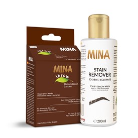 Ibrow Medium Brown with Stain Remover, Mina